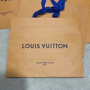 Louis Vuitton Orange Shopping Bags - All Sizes